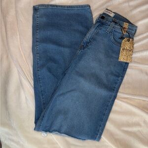 Vibrant Wide-Leg Jeans